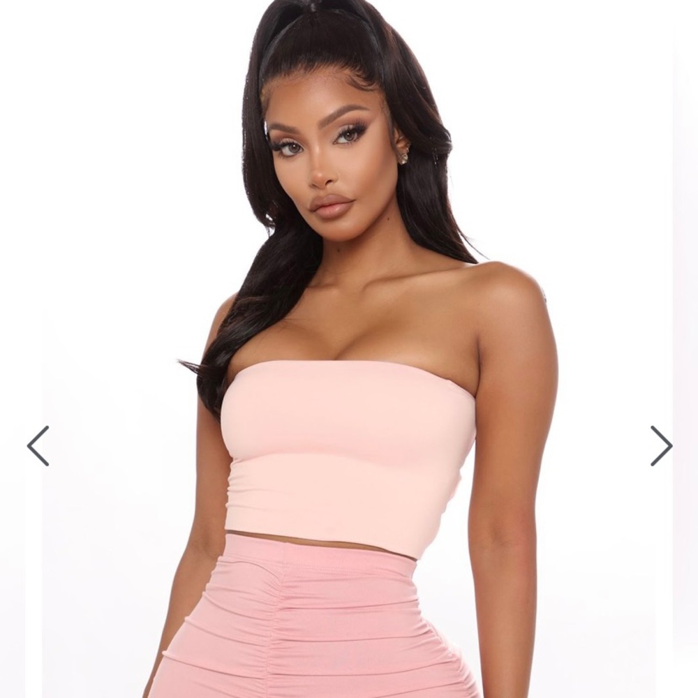 Fashion Nova Crossed Ties Crop Top